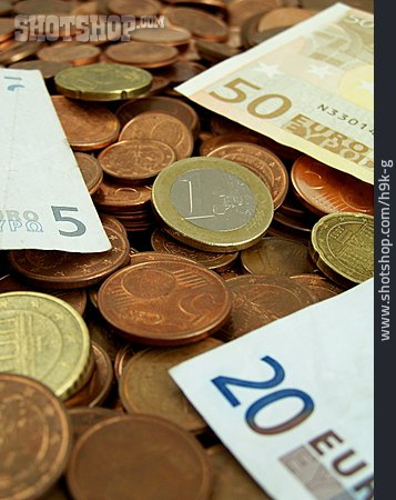 
                Euro, Geldschein, Münze                   