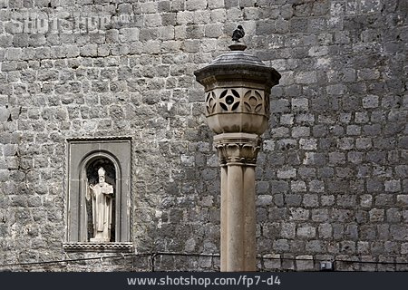 
                Hoffnung & Glaube, Steinmauer, Dubrovnik, Schutzheiliger                   