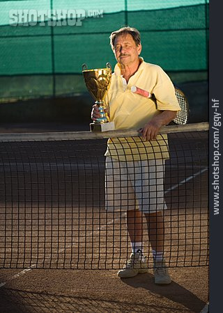 
                Aktiver Senior, Tennis, Gewinner, Pokal                   