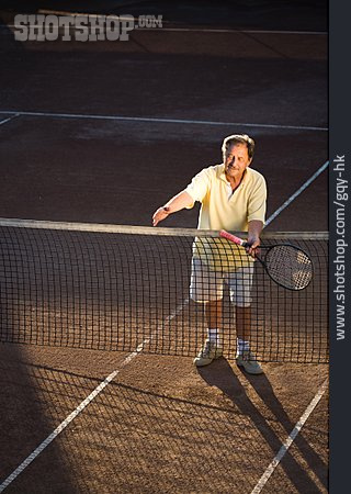 
                Aktiver Senior, Tennis, Tennisspieler                   