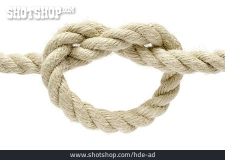 
                Seil, Knoten, überhandknoten                   