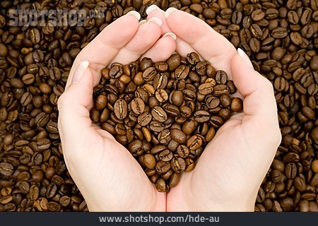 
                Coffee, Hand, Coffee Beans                   