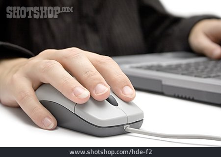 
                Computermaus, Hand, Arbeitsplatz                   