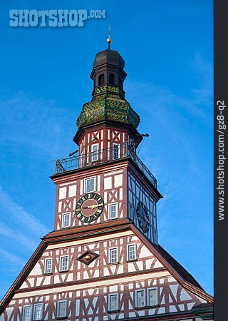 
                Rathaus, Fachwerkhaus, Kirchheim Unter Teck                   