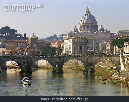 
                Rom, Petersdom, Vatikan, Tiber                   