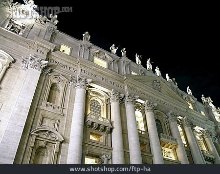 
                Fassade, Rom, Petersdom, Vatikan                   