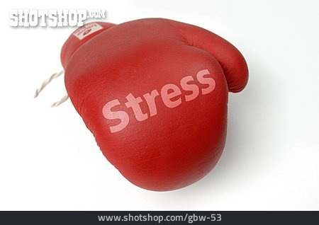 
                Belastung, Stress, Boxhandschuh                   