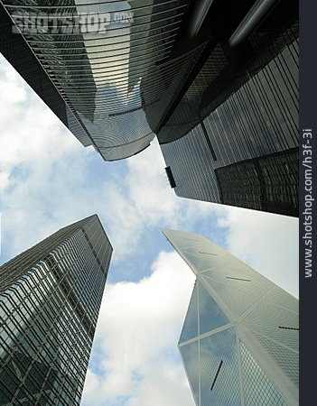 
                Wolkenkratzer, Hongkong, Hochhaus                   