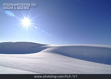 
                Sun, Winter Landscape, Snow                   