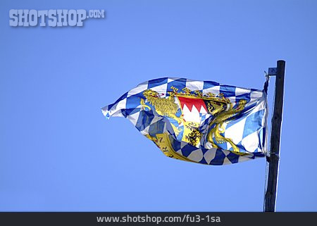 
                Fahne, Bayern, Rautenflagge                   
