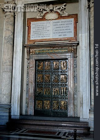 
                Tür, Petersdom, Portal, Petrus                   