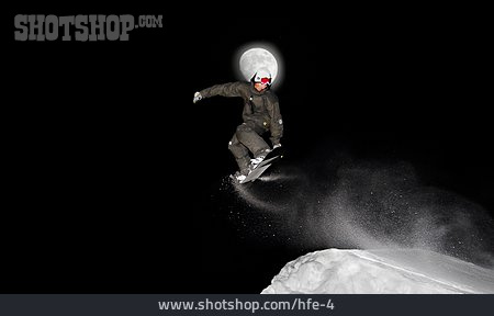 
                Wintersport, Snowboarder, Snowboard, Sprungschanze                   