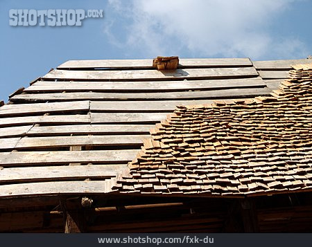 
                Dach, Holzschindel                   