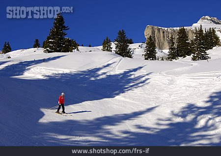 
                Wintersport, Winterurlaub, Skifahren, Skifahrer                   