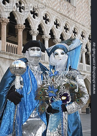 
                Maske, Karneval, Venedig, Kostümiert                   