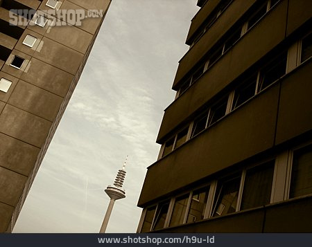 
                Wohnhaus, Hochhaus, Fernsehturm, Europaturm                   