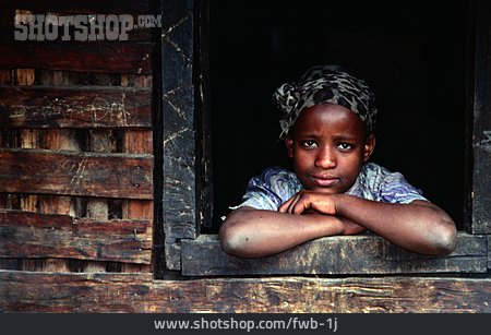 
                Mädchen, Porträt, äthiopien                   