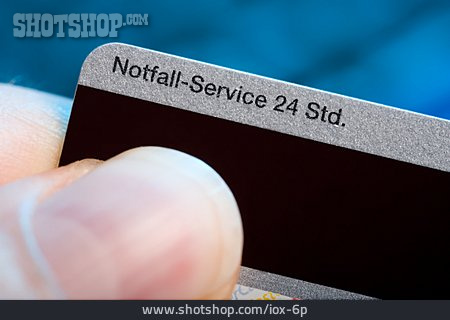 
                Notfall, Chipkarte, Notfall-service                   