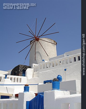 
                Windmühle, Griechenland, Santorin                   