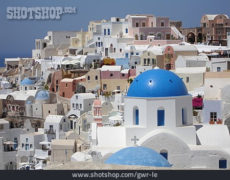 
                Griechenland, Santorin, Mediterran                   