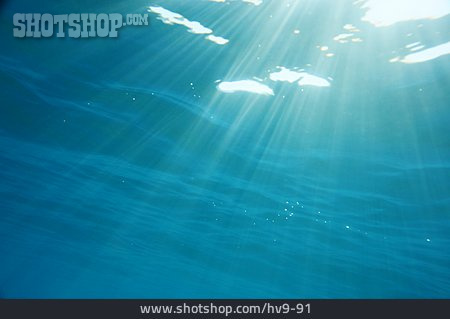 
                Unterwasser, Lichtstrahlen                   