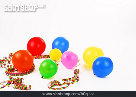 
                Dekoration, Luftballon, Luftschlange                   