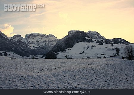 
                Winter, Verschneit, Schweiz, Appenzeller Land                   