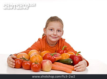 
                Kind, Mädchen, Gesunde Ernährung                   