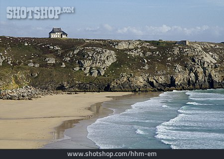 
                Strand, Bretagne, Frankreich, Bucht                   