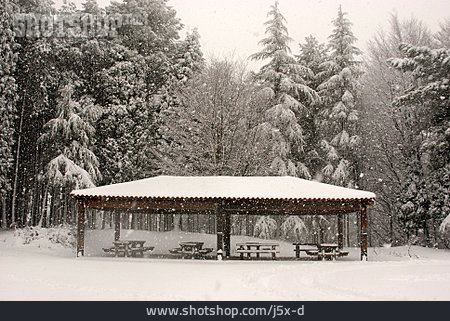 
                Winter, Rastplatz                   