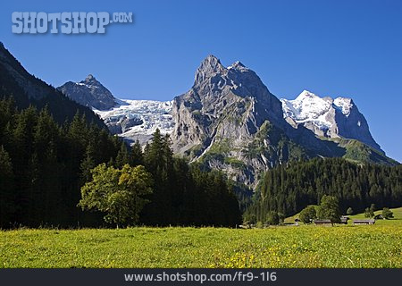 
                Alpen, Grindelwald, Wetterhorn                   