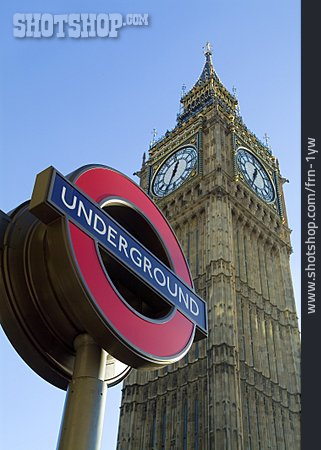 
                London, Uhrturm, Underground                   