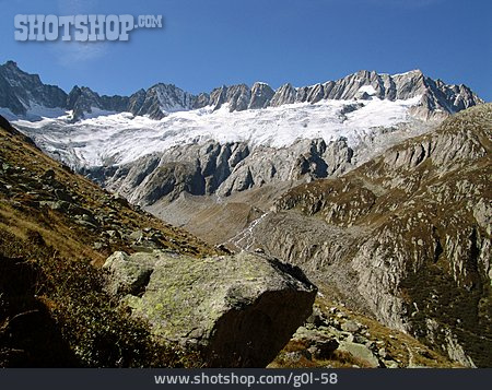
                Gebirge, Alpen, Gletscher, Dammagletscher                   