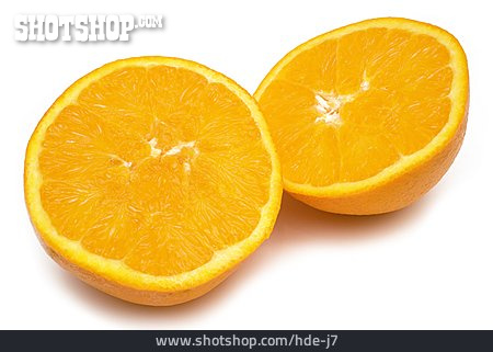 
                Orange, Halbiert                   