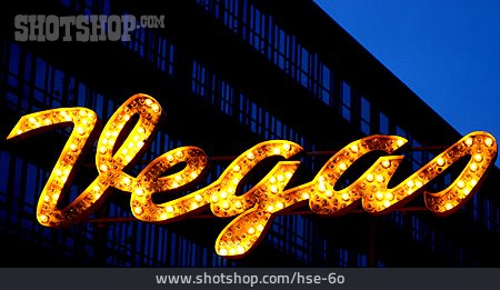 
                Leuchtreklame, Vegas                   