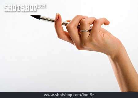 
                Kugelschreiber, Stift, Hand                   