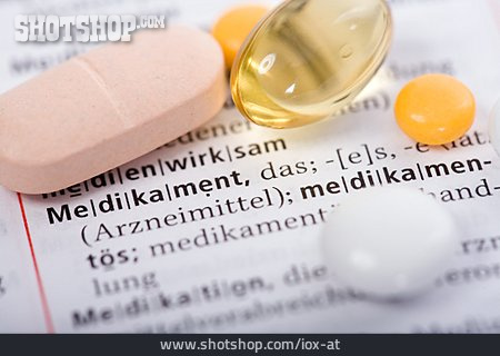 
                Medizin, Medikament, Tablette                   