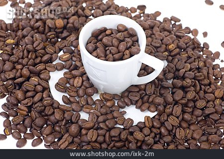 
                Kaffeetasse, Kaffeebohne                   