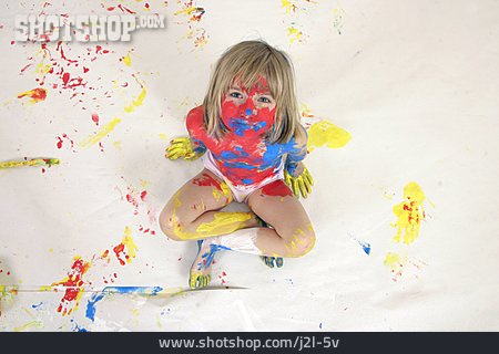 
                Child, Body Paint                   