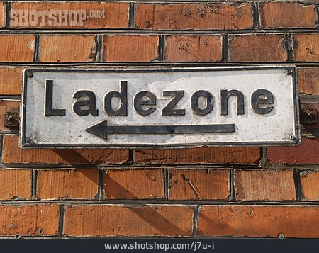 
                Hinweisschild, Ladezone, Anlieferzone                   