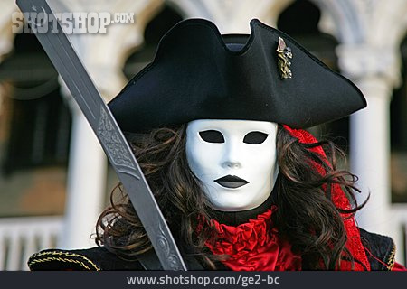 
                Kostüm, Venedig, Pirat, Maskenball                   