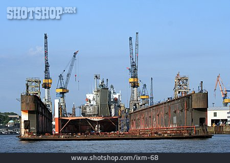 
                Hafen, Trockendock, Schiffswerft                   