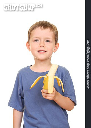 
                Junge, Obst, Banane, Obst Essen                   