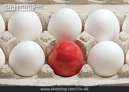 
                Osterei, Hühnerei, Eierkarton, Eier Färben                   
