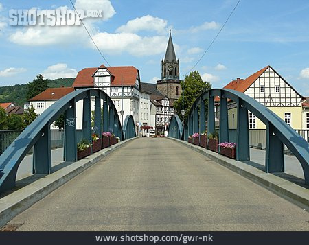 
                Hessen, Rotenburg An Der Fulda, Alte Fuldabrücke                   