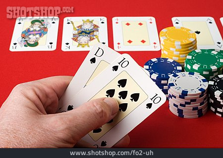 
                Glücksspiel, Pokerspiel, Kartenblatt, Texas Hold'em                   