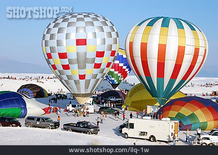 
                Heißluftballon, White Sands, Ballonfestival                   