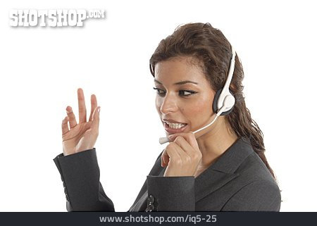 
                Headset, Callcenter, Beratung, Service, Erklären, Telefonistin                   
