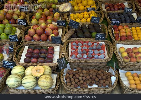 
                Obst, Markt, Obststand                   
