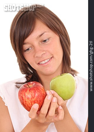 
                Gesunde Ernährung, Apfel, Auswahl                   